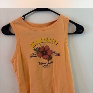 Tropical Spirit Women's Orange Tank Top